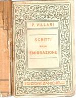 Scritti sulla emigrazione e sopra altri argomenti vari