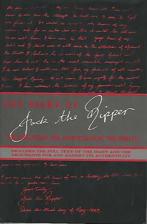 The diary of Jack the ripper - Shirley Harrison - copertina
