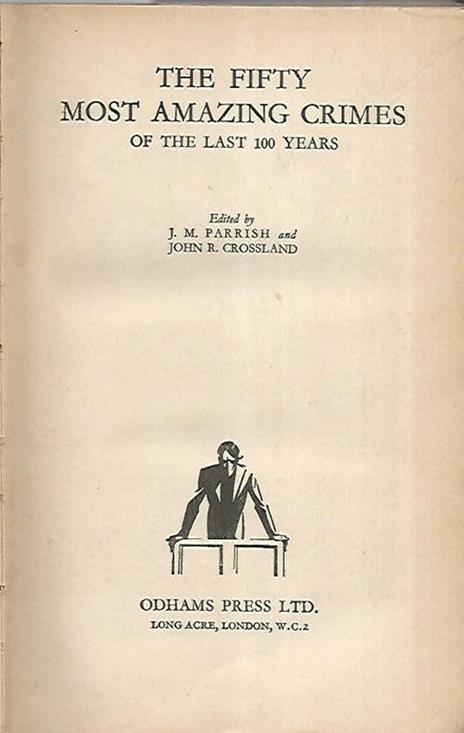 The fifty most amazing crimes - J.M. Parrish - copertina