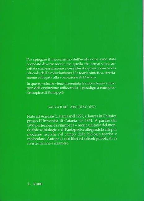 L' evoluzione dopo Darwin - Salvatore Arcidiacono - 2