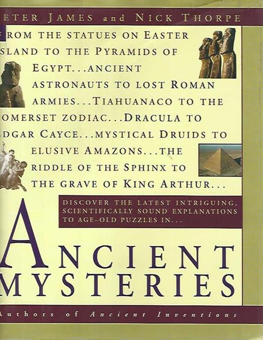 Ancient mysteries - Peter James - copertina