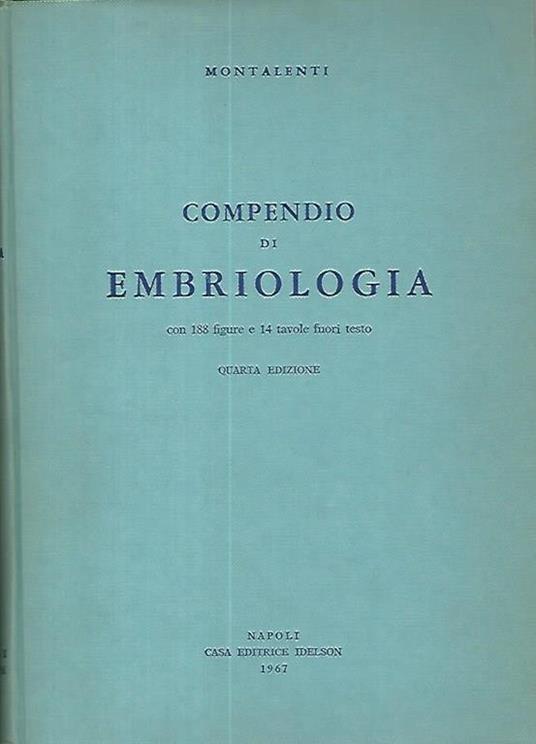 Compendio di embriologia - copertina