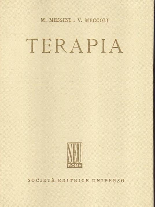 Compendio di terapia delle malattie interne - Mariano Messini - copertina