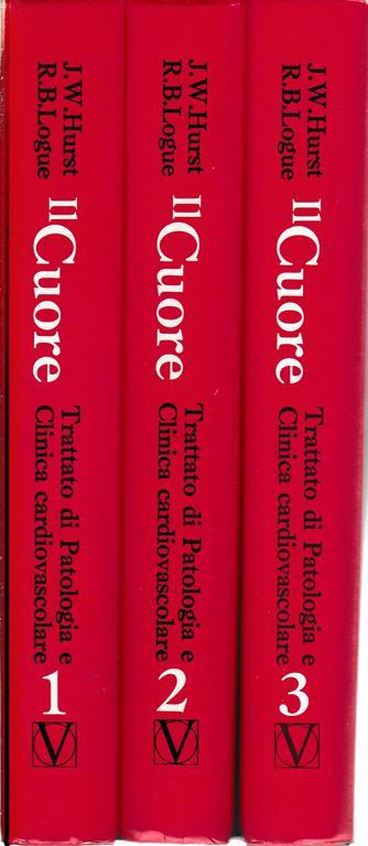 Trattato di Patologia e Clinica cardiovascolare 3 volumi - J. Willis Hurst - copertina
