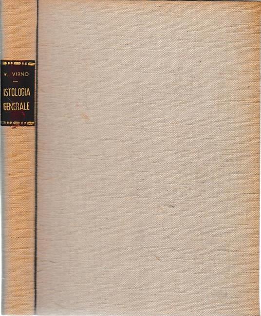 Istologia Generale - Vincenzo Virno - copertina