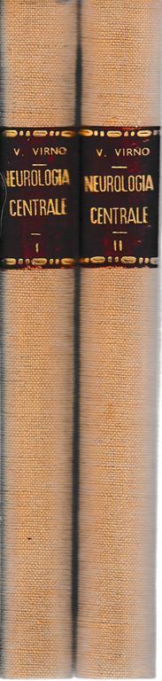Neurologia Centrale 2 volumi - Vincenzo Virno - copertina