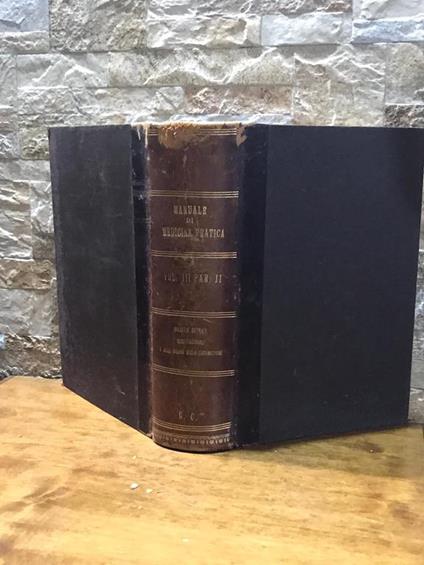 Manuale di medicina pratica Volume III parte II - copertina