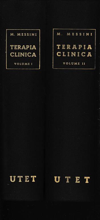 Terapia clinica 2 volumi - Mariano Messini - copertina