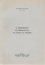 Il monumento all'Immacolata in Piazza di Spagna. Estratto del Circolo di S. Pietro a. CXIX, n. 1 - Gen. - Giu. 1987