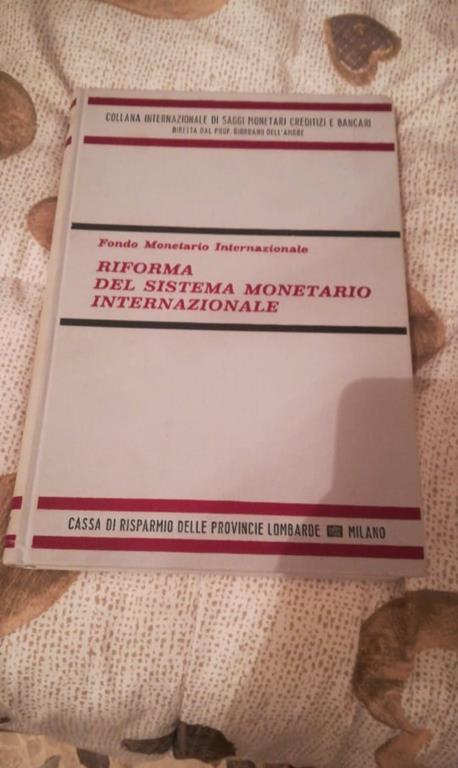 riforma del sistema monetario internazionale - copertina
