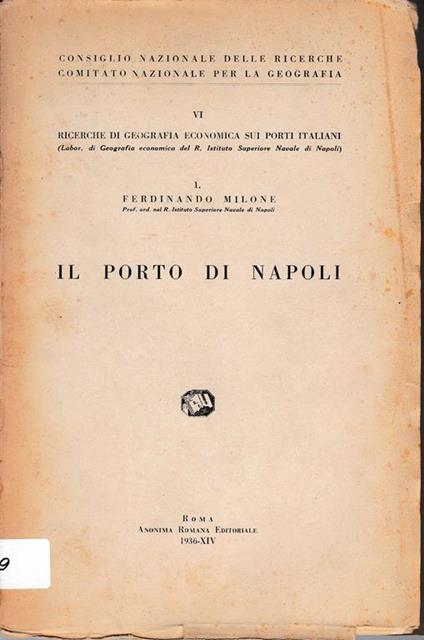 Il porto di Napoli - Ferdinando Milone - copertina