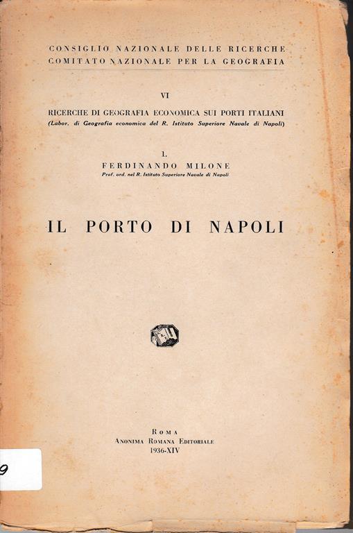 Il porto di Napoli - Ferdinando Milone - copertina