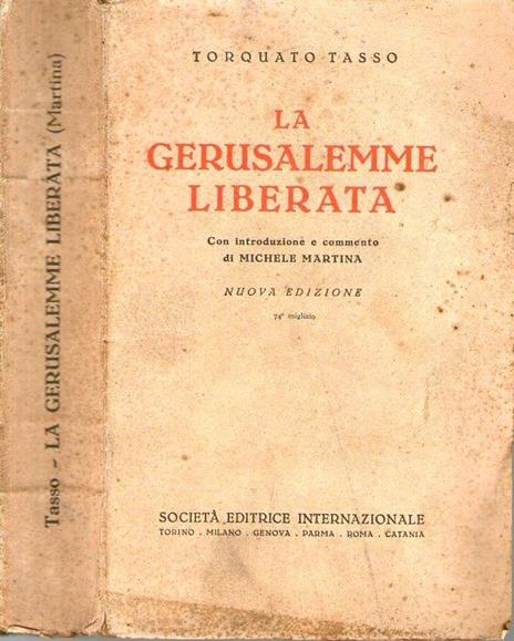 La Gerusalemme liberata - Torquato Tasso - copertina