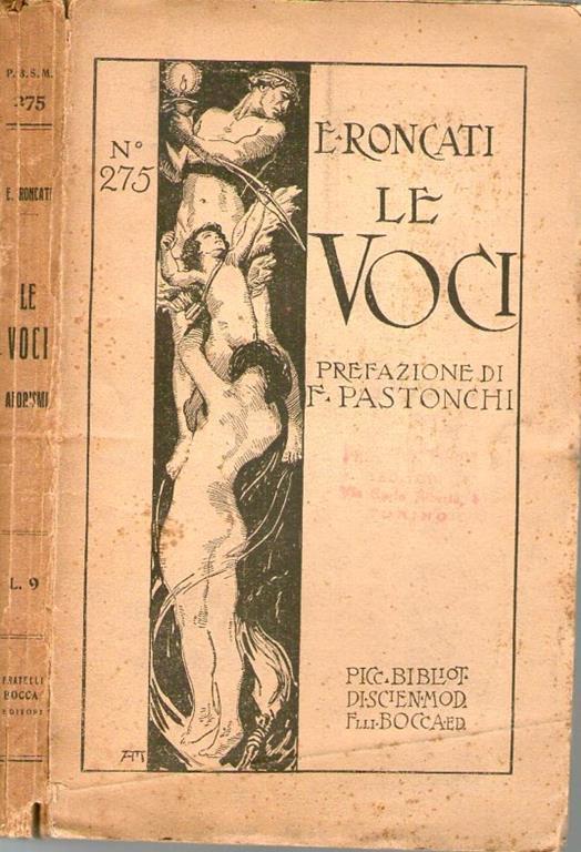Le voci (aforismi) - Emilio Roncati - copertina