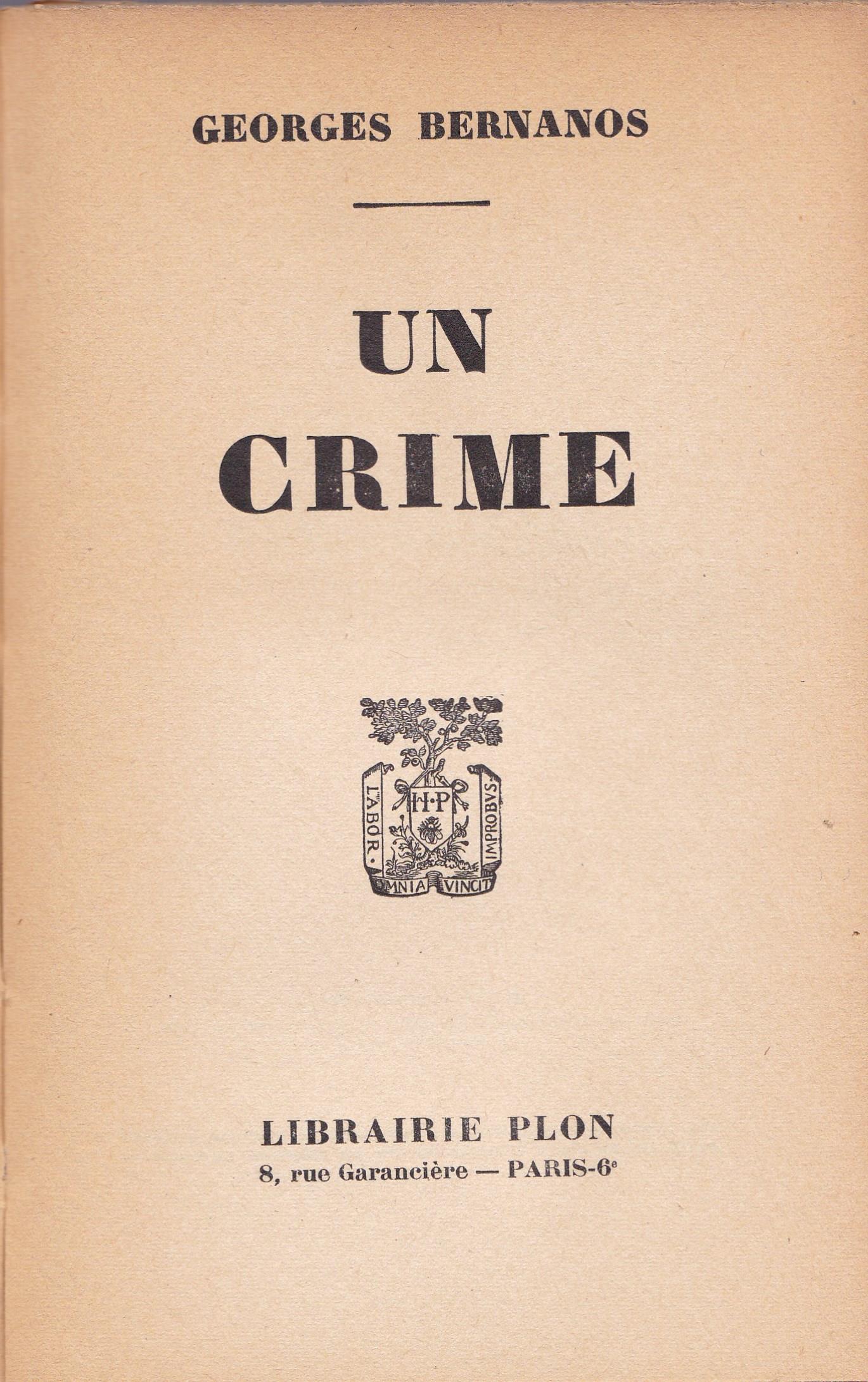 Un crime
