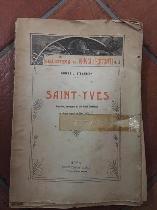 Sant-Yves - Robert Louis Stevenson - copertina