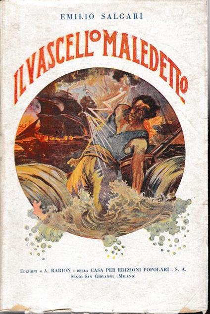 Il vascello maledetto - Emilio Salgari - copertina
