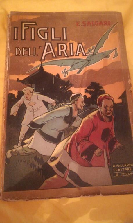I figli dell'aria. Avventure illustrate da 20 disegni di R. Paoletti - Emilio Salgari - copertina