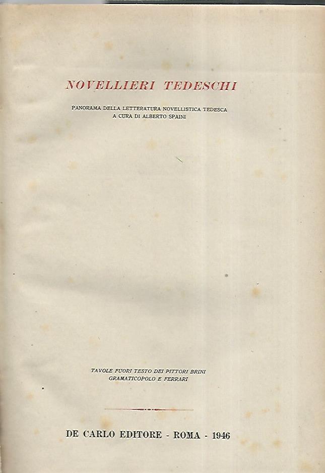 Novellieri tedeschi