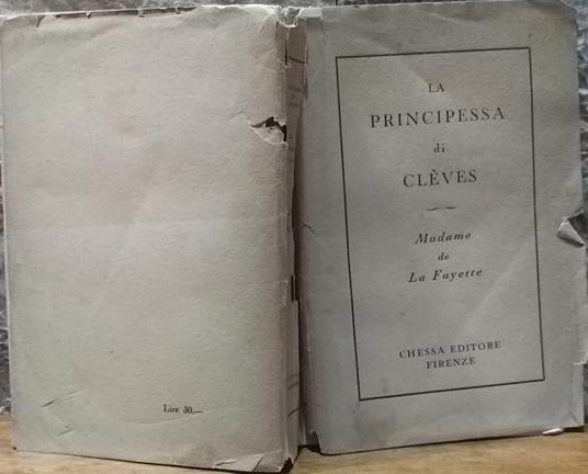 La principessa di Cleves - M. Madeleine La Fayette - 2