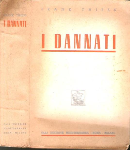 I dannati - F. Thiess - copertina