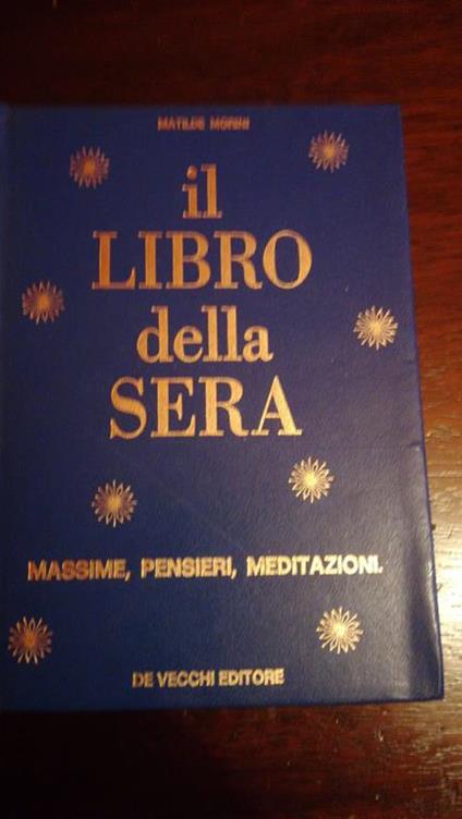 Il libro della sera - Matilde Morini - copertina