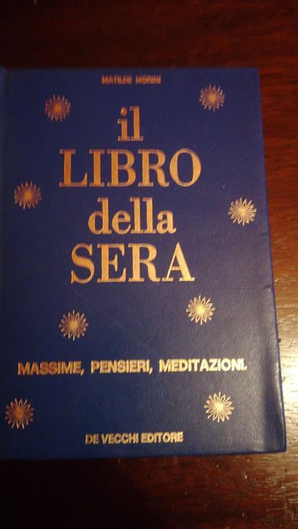 Il libro della sera - Matilde Morini - copertina