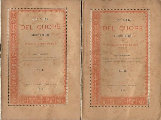 Le vie del cuore. Volume 1-2 - Giuseppe Franco - copertina