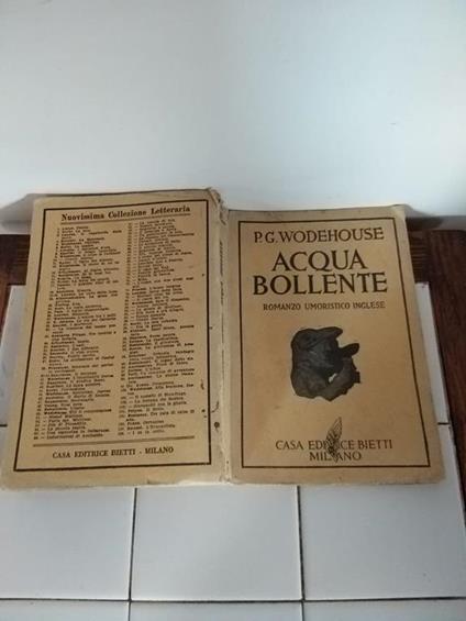 Acqua bollente - Pelham G. Wodehouse - copertina