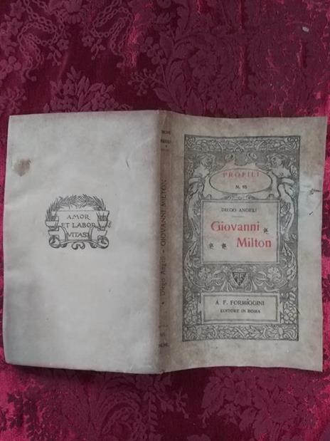 Giovanni Milton - Diego Angeli - copertina