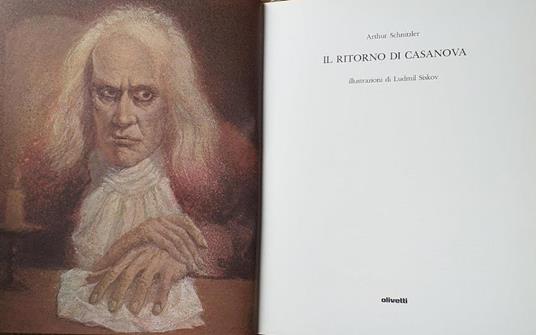 Il ritorno di Casanova - Arthur Schnitzler - copertina