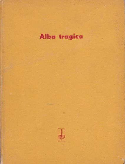 Alba tragica - Marcel Carné - copertina