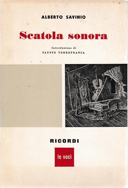 Scatola sonora - Alberto Savinio - copertina