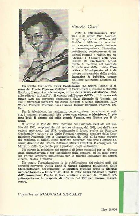 Lavorare per lo spettacolo - Vittorio Giacci - 2