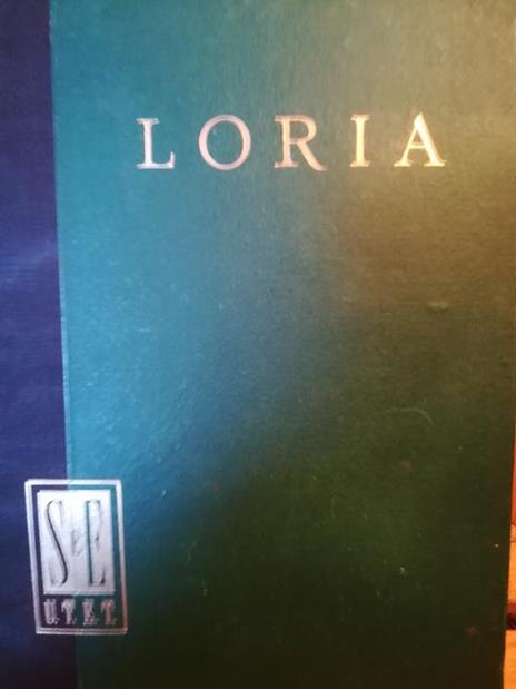 Corso di economia politica - Achille Loria - copertina