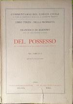 Del Processo. Della denunzia di nuova opera e di danno temuto. Art. 1140-1172