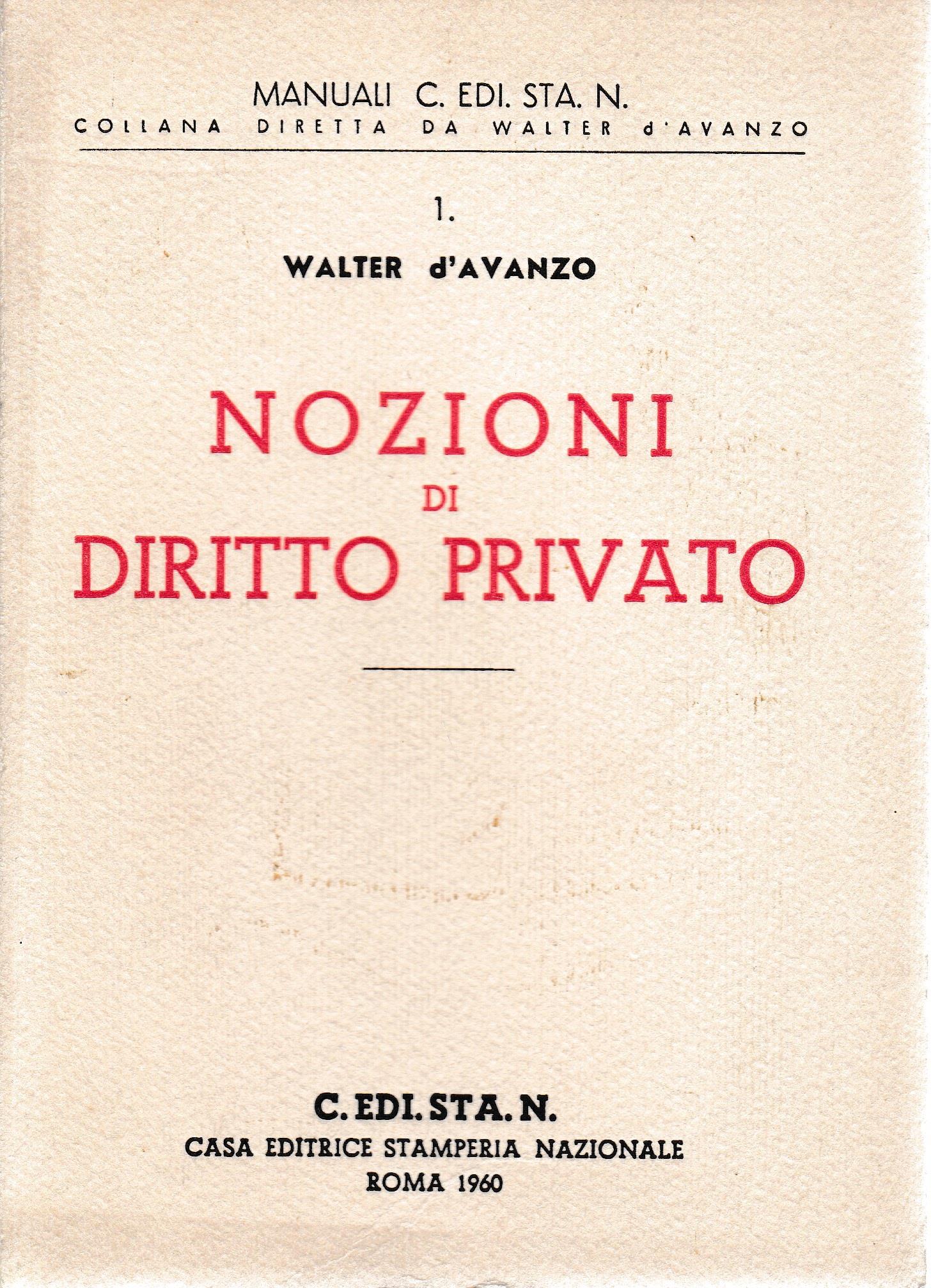 Nozioni di Diritto Privato