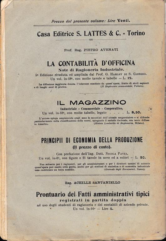 Istituzioni di ragioneria generale - Sabino Spinedi - 2