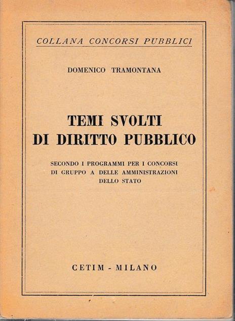 Diritto Pubblico. Manualetti Le Monnier - G. Remaschi - copertina