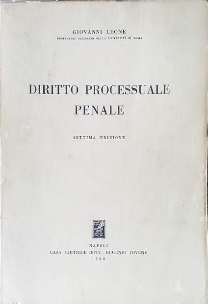 Diritto Processuale Penale