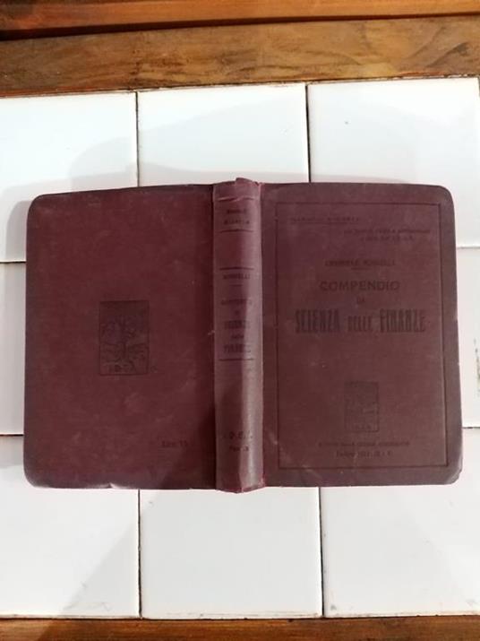Compendio di scienza delle finanze - Emanuele Morselli - copertina