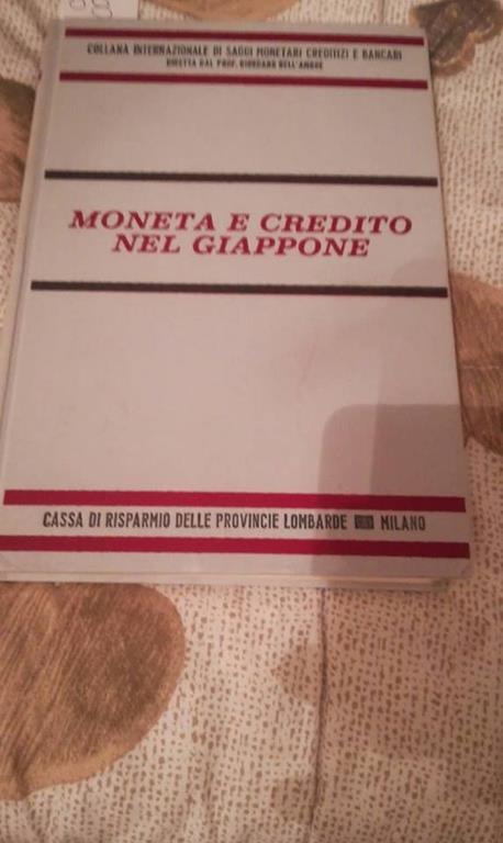 moneta e credito nel giappone - copertina