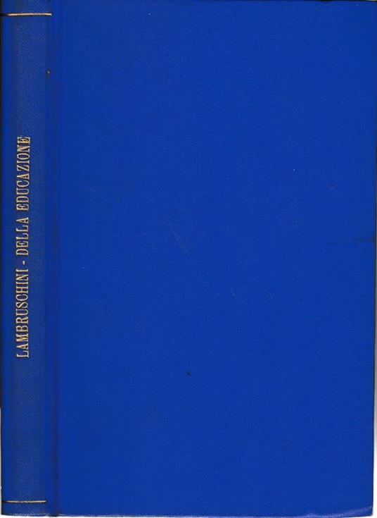 Della educazione - Raffaello Lambruschini - copertina