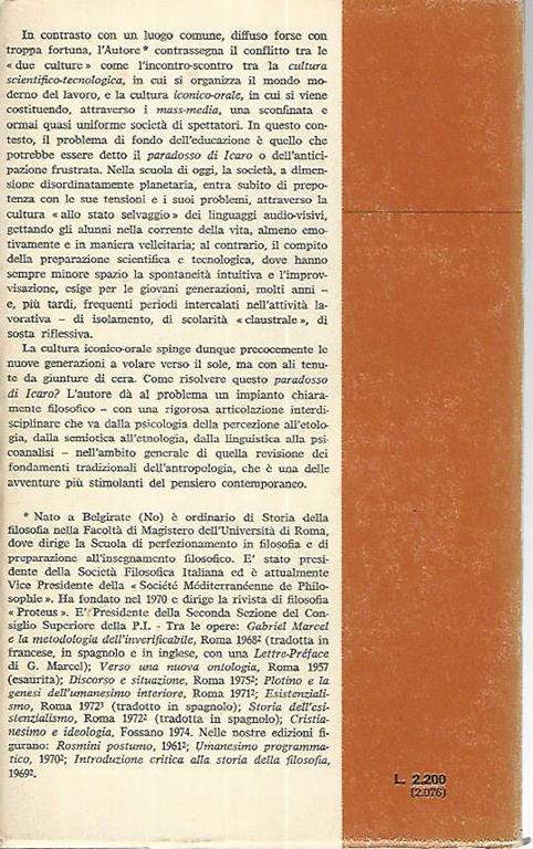 Il paradosso di Icaro. La dialettica del bisogno e del desiderio - Pietro Prini - 2