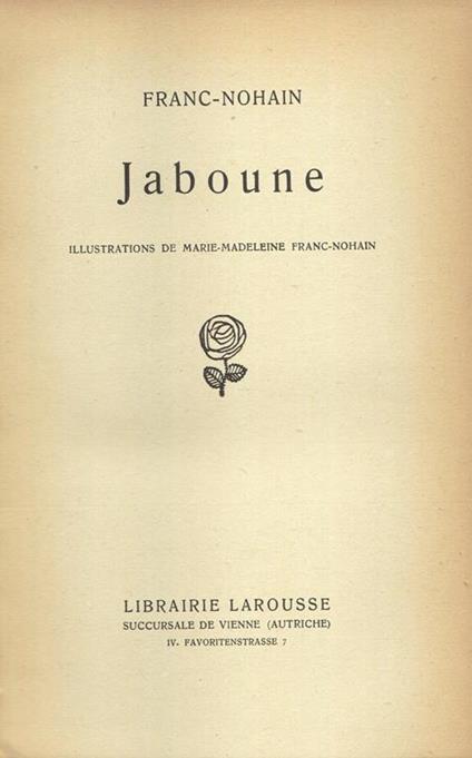Jaboune - Franc-Nohain - copertina