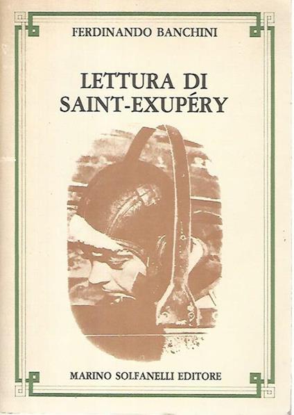 Lettura di saint Exupery - Ferdinando Banchini - copertina