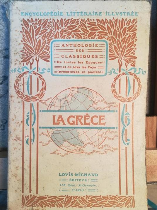 La Grèce littéraire - Raoul Vèze - copertina