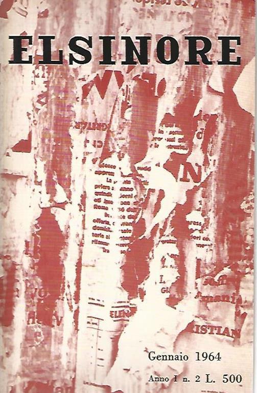 Elsinore. Rivista mensile. Gennaio 1964. Anno I n.2 - copertina
