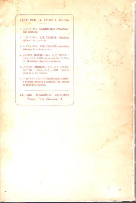 Grammatica della lingua italiana - Luigi Pompilj - 2