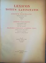 Lexicon totius latinitatis. IV